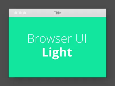 BrowserUI Light Retina browser