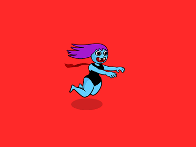 Vampire Girl animated creepy dead evil gif girl purple sprite vampire