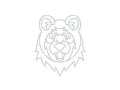 Rejected Bear adam johnson bear client reject growl illustration illustrator lines outline pen tool