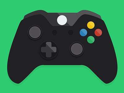 Flat Xbox One Controller Icon flat gaming metro one xbox