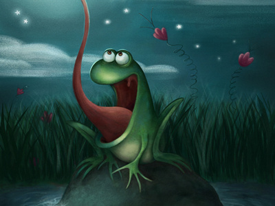 The frog who ate the moon details