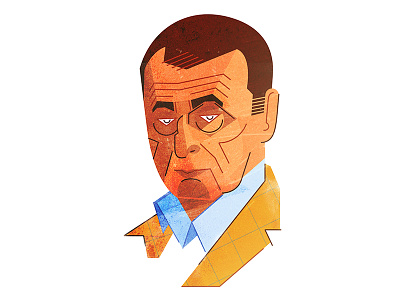 Funniest Politician. character fun illustration illustrator line photoshop politician russian stylization