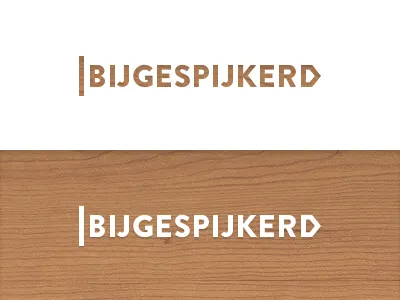 Blog logo blog identity logo nail wood