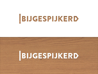 Blog logo blog identity logo nail wood