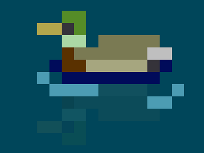 HI-RES Mallard Duck Detail Shot 16 bit 16bit 8 bit 8bit bird duck game mallard pixel sprite videogame