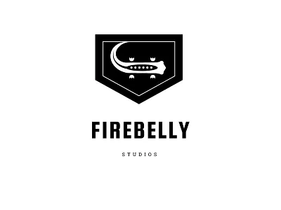 Firebelly Two branding gutensite logo mark newt reptile