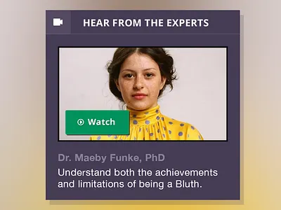 Maeby. Maeby not. callout testimonial video watch