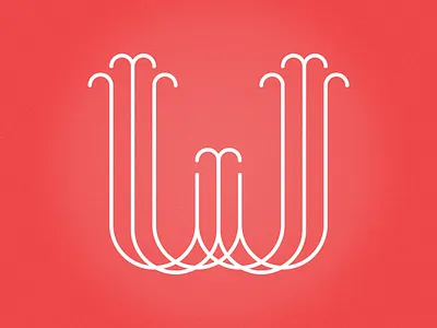 "W" Fountains fountain kansas city kc kcwit letter lettering lines logo mark type w women