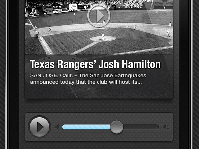 Radio App app black blackandwhite dark debut glass ios iphone radio