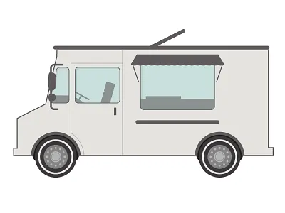 Food Truck auto automobile food food truck mock up tires truck wheels