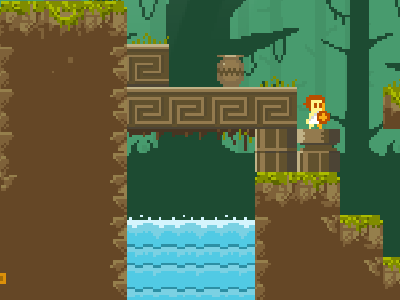 Waterfall 8 bit desura elliot quest game gaming indie indie game indivania nes ouya pixel pixel art retro steam videogame zelda zelda 2