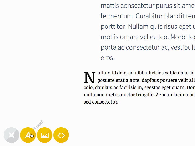 [GIF] drag&drop content blocks add drag drop flat gif icon marquee publishing