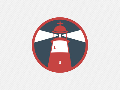 Lighthouse blue lighthouse red