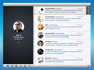 Twitter Redesign app application concept feed interface redesign tweet twitter ui