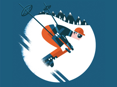 go skiing illustration