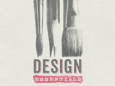 Design Essentials ... graphic grungy header illustration lettering type typeface typo typography