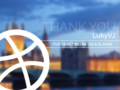 And I'm in. design drafted dribble