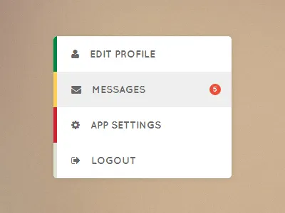 Vertical Menu font free freebie glyphs icon font icons light menu navigation ui
