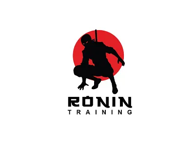 Ronin Training Logo Design branding logo design military spartan training