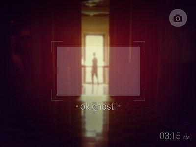 Google Ghost! button camera capture ghost glass google ui