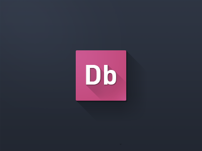 Playing around / Flat Dribbble Icon dribbble flat fun icon pink shadow