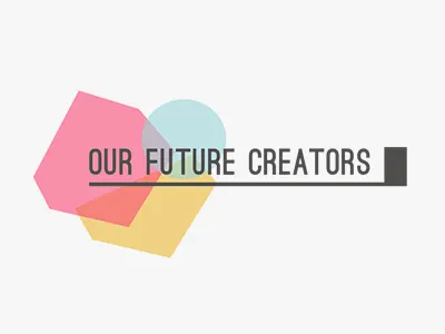 OFC geometric logo minimal pink rounded simple wolverhampton yellow