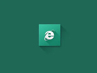 Internet Explorer browser design explorer flat icon internet