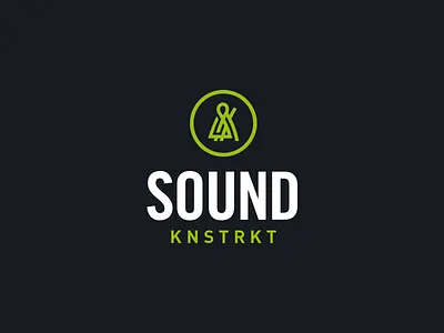 Soundkonstrukt aro branding logo music sound vector