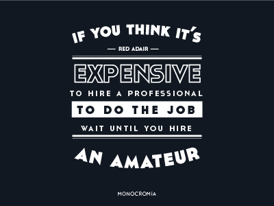 Professional Monocromia design font monocromia quote type