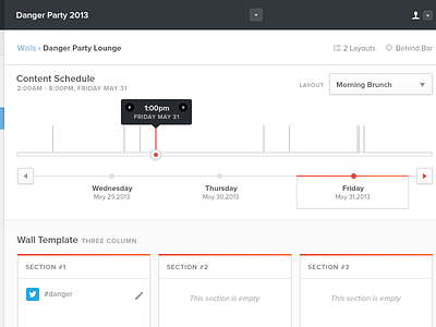 Time Slider Dashboard backend dashboard date slider time