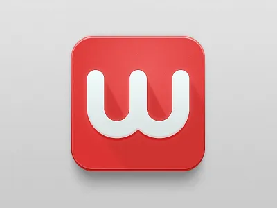 Icon for iphone app app icon iphone red w