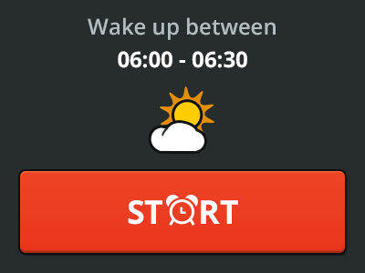 Alarm App alarm app icon start team interloop ui ux weather