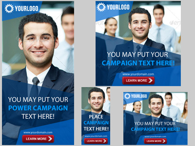 Web Banners Vol 3 ad advertising banner branding business clean colors graphic river minimal new template web banner