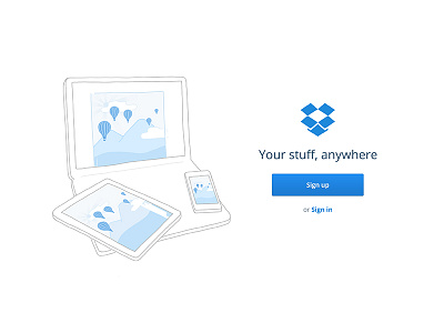 Dropbox.com homies illustration