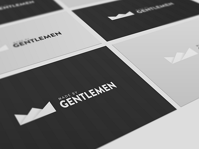 Made By Gentlemen branding identity logo made by gentlemen mark