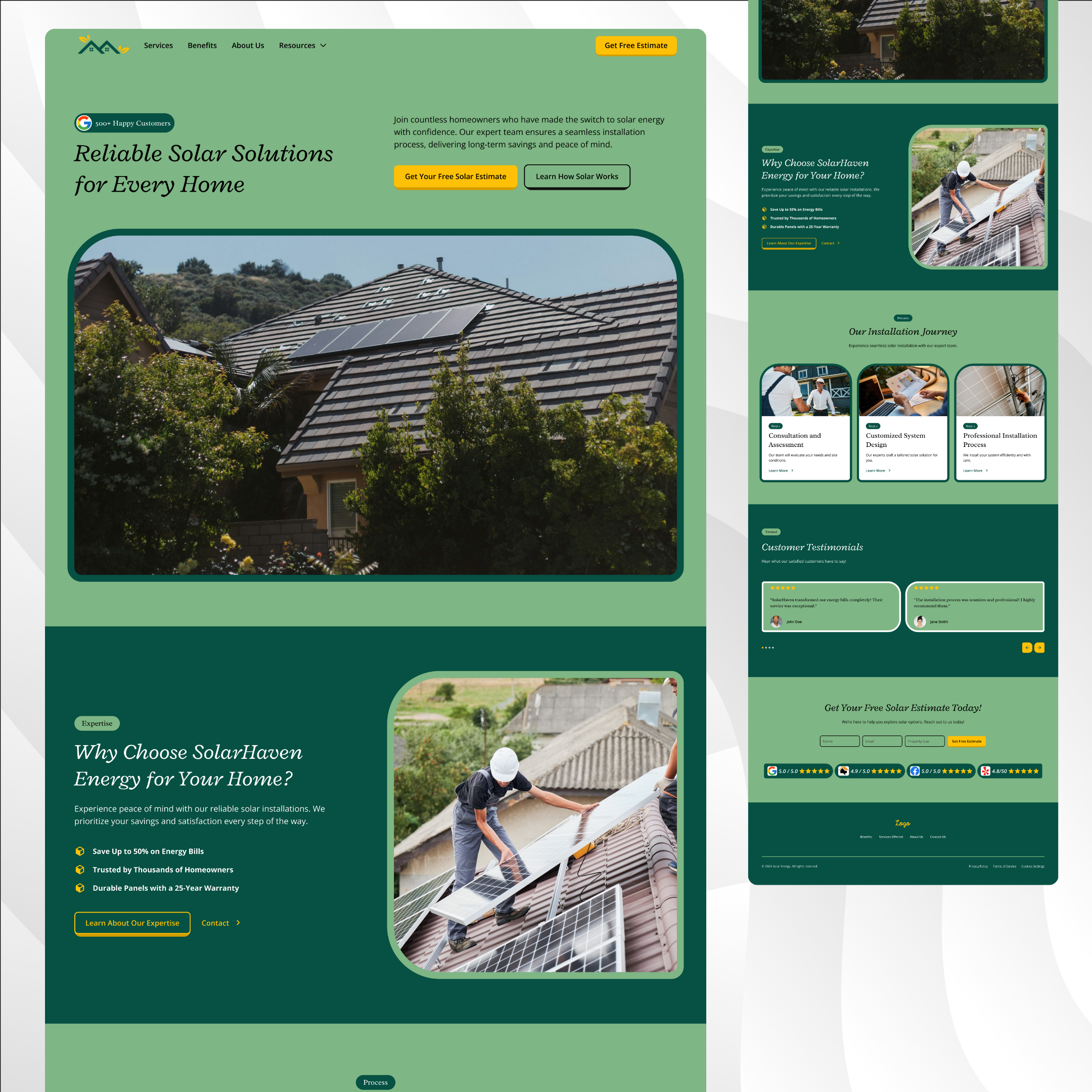Example of Landing Page   Single