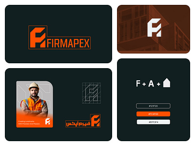 FIRMAX Branding brand branddesign brandidentity branding constrcutor graphic design logo logodesign persian