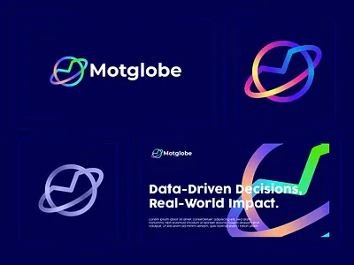 globe- planet - letter M logo design abstract blockchain branding colorful creative logo design ecommerce globe letter m logo logo design logo designer mark minimal logo modern modern logo nft planet startup tech world logo