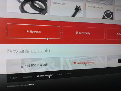 Lets get technical flat layout lipiarz red webdesign