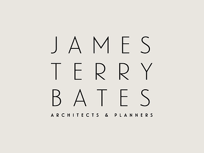 J. Terry Bates landmark logo wordmark