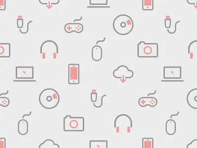 Tech Pattern pattern pictogram twitter