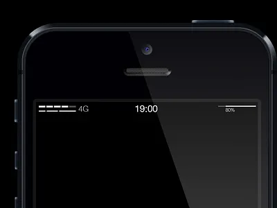 iOS Status Bar Concept 7 apple bar concept erik westerdahl icons ios iphone status ui