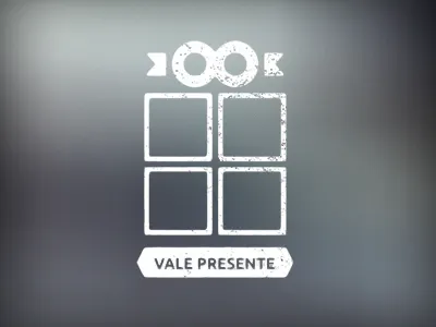 Gift Card Stamp background blur card gift icon minimalist presente spatter stamp ui ux vale white