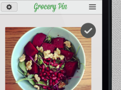 Grocery Pin Detail View app images iphone pins pinterest