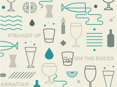 Whiskey Poster excerpt design icons illustration poster whiskey