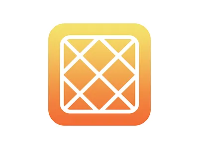 Waffle iOS7 style 7 apple food geometry icon ios ios7 iphone waffle wwdc