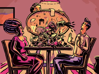 Can I Help You art drawing illustration seattle weekly