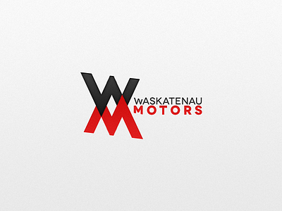 Waskatenau Motors logo noise