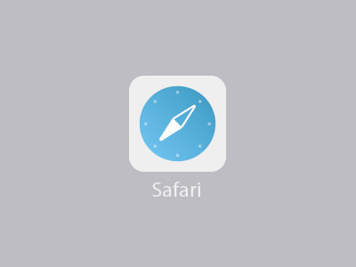 Safari icon iOS7 / proposal icon safari vector