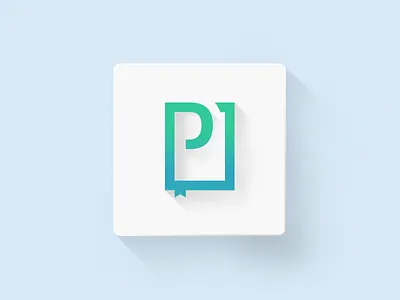 PressPad branding flat icon identity ios7 logo minimal presspad shadow
